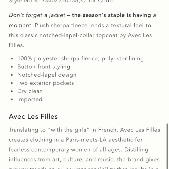 Avec Les Filles Dark Brown Teddy Jacket - Picture 6 of 8